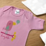 Βρεφικά κορμάκια με κοντό μανίκι και τύπωμα, 6 τεμάχια κορίτσι - Image 2