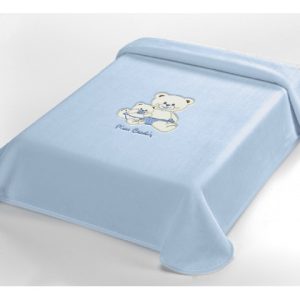 Κουβέρτα βελουτέ αγκαλιάς PIERRE CARDIN, BLUE