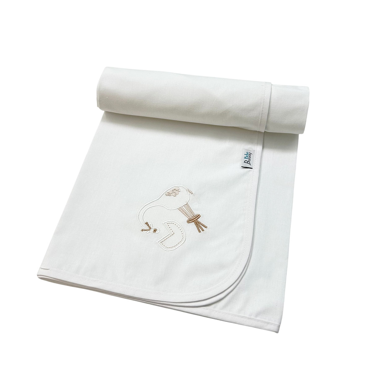 775-giraffe-λευκο Πάνα χασέ (90x90), giraffe, λευκό - Image 1