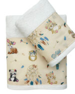 βρεφικη πετσετα σετ 2τμχ bunnybebe