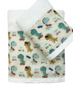 βρεφικη πετσετα σετ 2τμχ bunnybebe