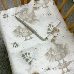 Σεντόνια κούνιας σετ 3τμχ με λάστιχο, Πάπια - Image 2