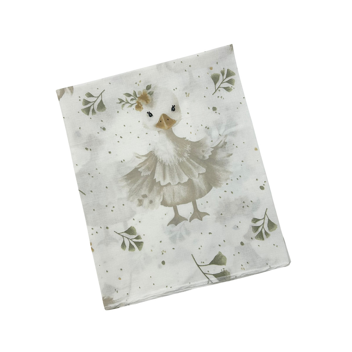 Πάνα χασέ εμπριμέ (80x80) με κοπτοράπτη, Πάπια