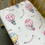 Σεντόνια κούνιας σετ 3τμχ με λάστιχο, Αερόστατο - Image 2