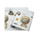 Πετσέτες Σετ (50x90, 70x140), 500gsm, Αρκούδος