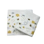 Πετσέτες Σετ (50x90, 70x140), 500gsm, Μέλισσες