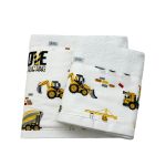 Πετσέτες Σετ (50x90, 70x140), 500gsm, Φορτηγά